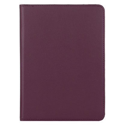 For iPad Air 13 2024 / iPad Pro 12.9 2022 / 2021 / 2020 Litchi Texture Horizontal Flip 360 Degrees Rotation Leather Tablet Case with Holder(Purple) - iPad Pro 12.9 (2022/2021) Cases by buy2fix | Online Shopping UK | buy2fix