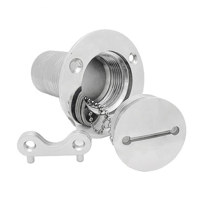 2 inch Stainless Steel Yacht Universal Fuel Filler - Marine Accessories & Parts by buy2fix | Online Shopping UK | buy2fix