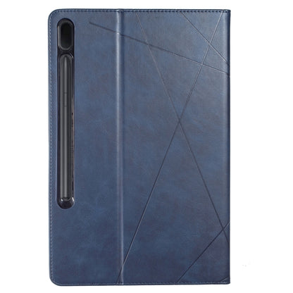 For Samsung Galaxy Tab S7 FE/Tab S7+/Tab S8+ Prismatic Leather Tablet Case(Blue) - Galaxy Tab S7 FE by buy2fix | Online Shopping UK | buy2fix