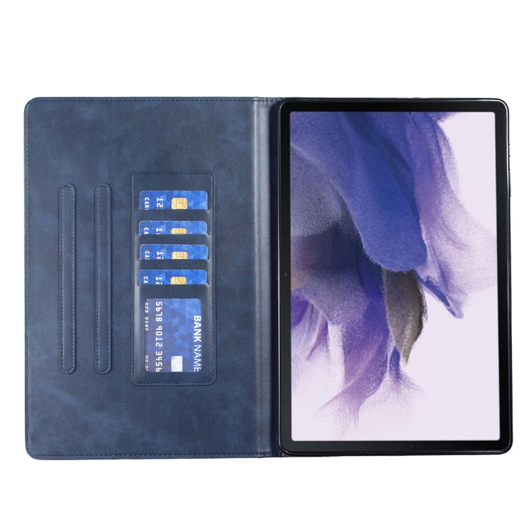 For Samsung Galaxy Tab S7 FE/Tab S7+/Tab S8+ Prismatic Leather Tablet Case(Blue) - Galaxy Tab S7 FE by buy2fix | Online Shopping UK | buy2fix