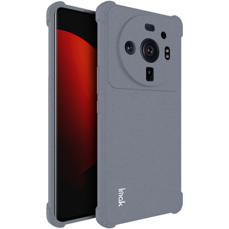 For Xiaomi 12S Ultra 5G IMAK All-inclusive Shockproof Airbag TPU Case (Matte Grey) - Xiaomi Cases by imak | Online Shopping UK | buy2fix
