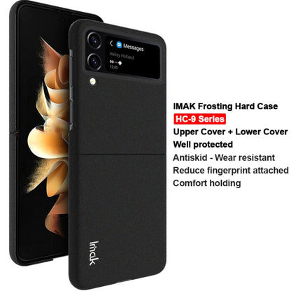 For Samsung Galaxy Z Flip4 imak HC-9 Series Frosted Hard Phone Case(Black) - Galaxy Z Flip4 5G Cases by imak | Online Shopping UK | buy2fix