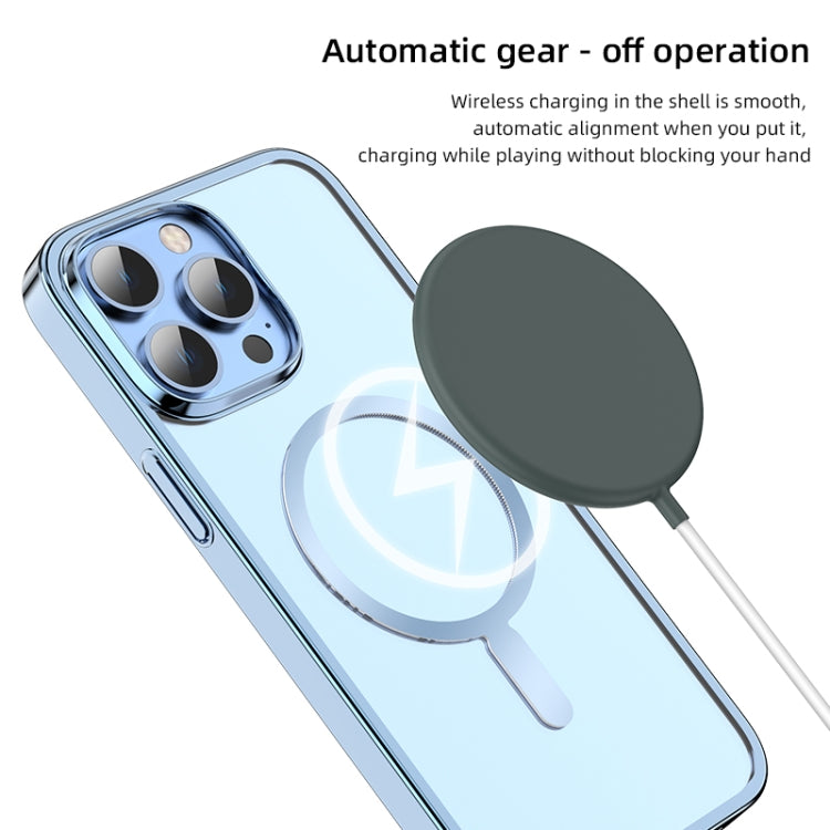 For iPhone 14 Pro Mutural Jing Shuo Series Magsafe Phone Case(Sierra Blue) - iPhone 14 Pro Cases by Mutural | Online Shopping UK | buy2fix