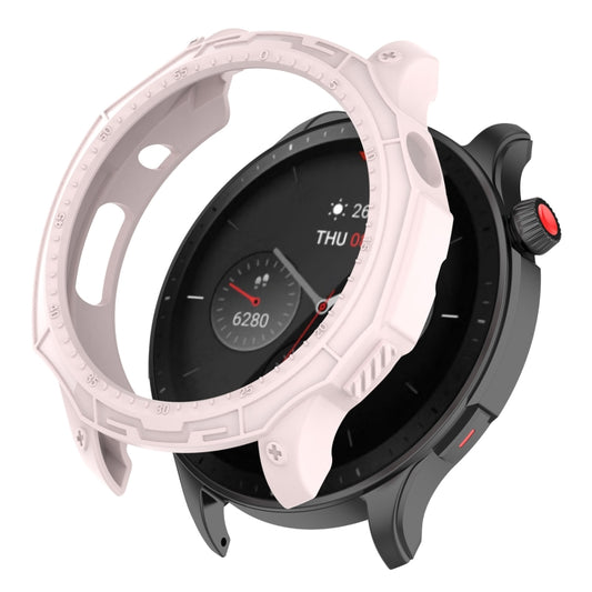 For Amazfit GTR 4 / GTR 4 Pro Armor Hollow TPU Watch Case(Light Pink) - Watch Cases by buy2fix | Online Shopping UK | buy2fix