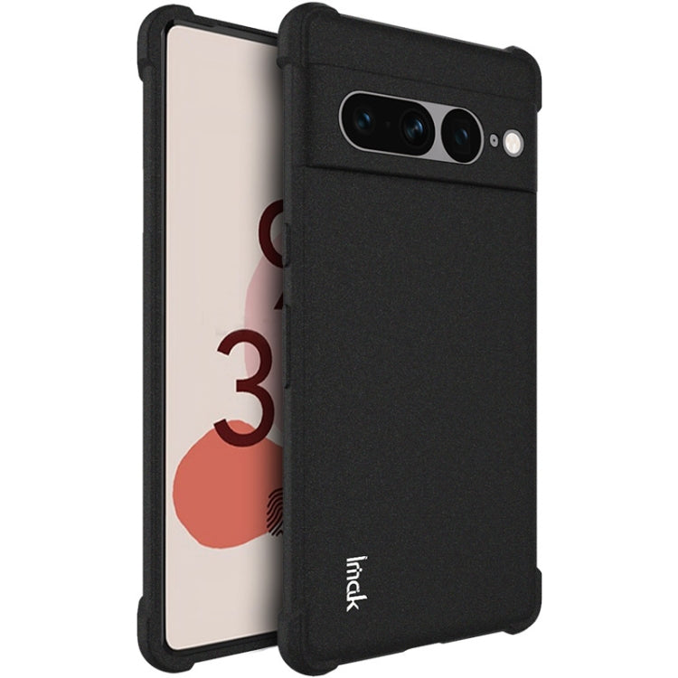 For Google Pixel 7 5G imak All-inclusive Shockproof Airbag TPU Case(Matte Black) - Google Cases by imak | Online Shopping UK | buy2fix