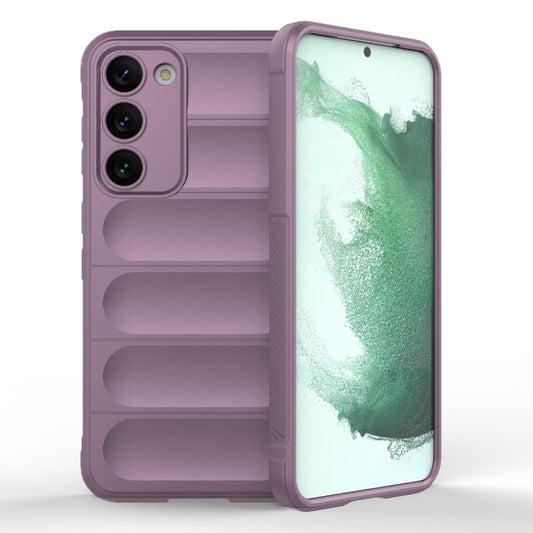 For Samsung Galaxy S23+ 5G Magic Shield TPU + Flannel Phone Case(Purple) - Galaxy S23+ 5G Cases by buy2fix | Online Shopping UK | buy2fix