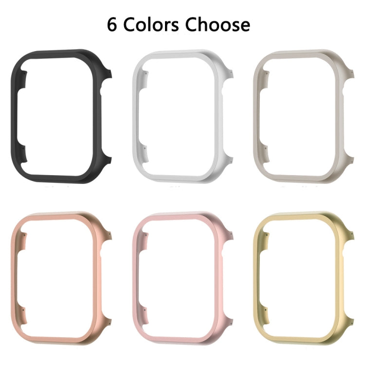 For Apple Watch Ultra 49mm Aluminum Alloy Frame Protective Case(Pink) - Watch Cases by buy2fix | Online Shopping UK | buy2fix