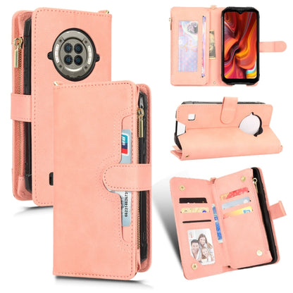 For Doogee S96 Pro Litchi Texture Zipper Leather Phone Case(Pink) - Doogee Cases by buy2fix | Online Shopping UK | buy2fix