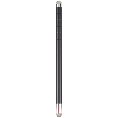 Universal Antenna Extended Double Cloth Head Stylus(Black) - Stylus Pen by buy2fix | Online Shopping UK | buy2fix