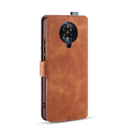 For Xiaomi Redmi K30 Pro DG.MING Retro Oil Side Horizontal Flip Case with Holder & Card Slots & Wallet(Brown) - Xiaomi Cases by DG.MING | Online Shopping UK | buy2fix