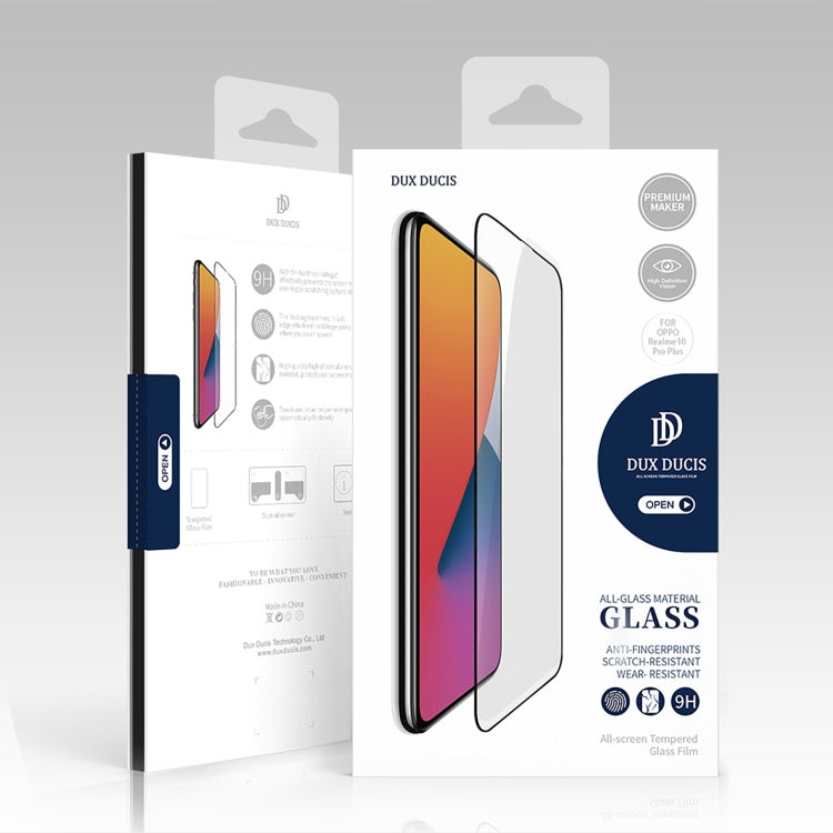 For Realme 10 Pro+ 10pcs DUX DUCIS 0.33mm 9H Medium Alumina Tempered Glass Film - Realme Tempered Glass by DUX DUCIS | Online Shopping UK | buy2fix