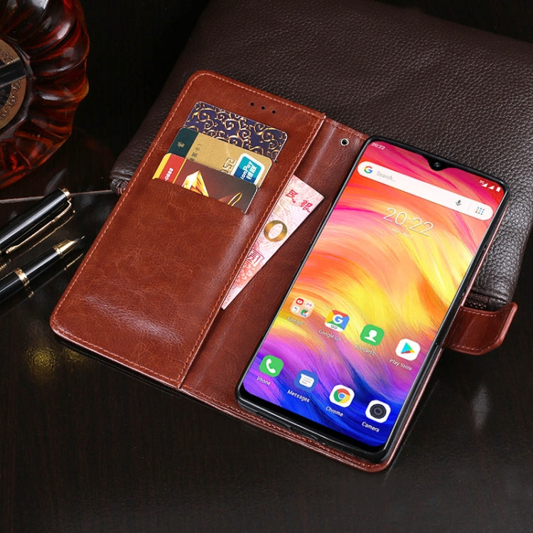 For Ulefone Note 7 idewei  Crazy Horse Texture Horizontal Flip Leather Case with Holder & Card Slots & Wallet(Red) - Ulefone Cases by idewei | Online Shopping UK | buy2fix