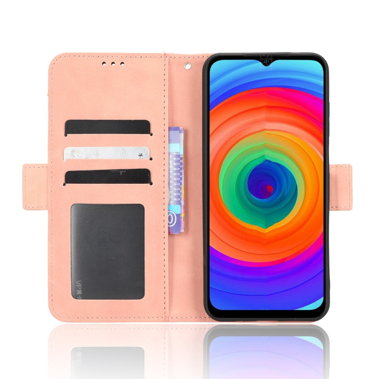 For Ulefone Note 14 Skin Feel Calf Texture Card Slots Leather Phone Case(Pink) - Ulefone Cases by buy2fix | Online Shopping UK | buy2fix