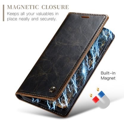 For Xiaomi Redmi Note 12 Pro+ 5G CaseMe 003 Crazy Horse Texture Leather Phone Case(Coffee) - Xiaomi Cases by CaseMe | Online Shopping UK | buy2fix