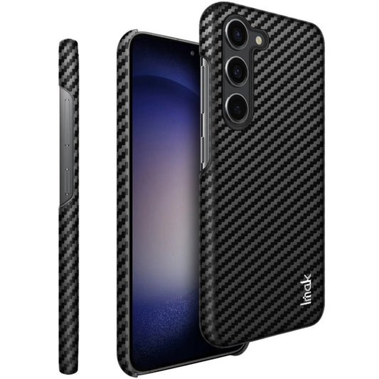 For Samsung Galaxy S23+ 5G imak Ruiyi Series Carbon Fiber PU + PC Phone Case(Black) - Galaxy S23+ 5G Cases by imak | Online Shopping UK | buy2fix