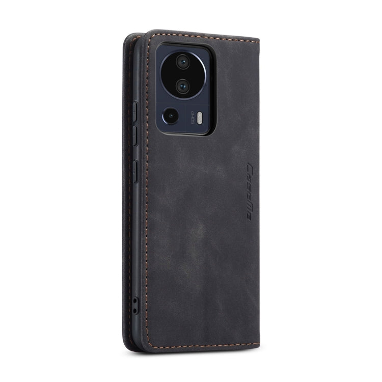 For Xiaomi 13 Lite CaseMe 013 Multifunctional Horizontal Flip Leather Phone Case(Black) - Xiaomi Cases by CaseMe | Online Shopping UK | buy2fix