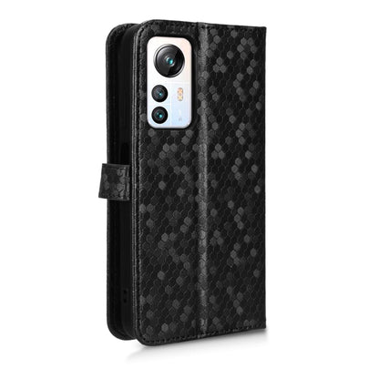 For Blackview A85 Honeycomb Dot Texture Leather Phone Case(Black) - More Brand by buy2fix | Online Shopping UK | buy2fix