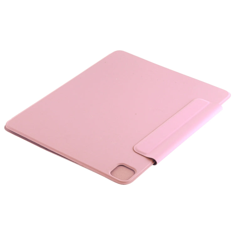 For iPad Air 13 2024 / Pro 12.9 2020 Active Buckle Magnetic PU Leather Tablet Case With Holder & Sleep / Wake-up Function(Rose Gold) - iPad Pro 12.9 (2020) Cases by buy2fix | Online Shopping UK | buy2fix