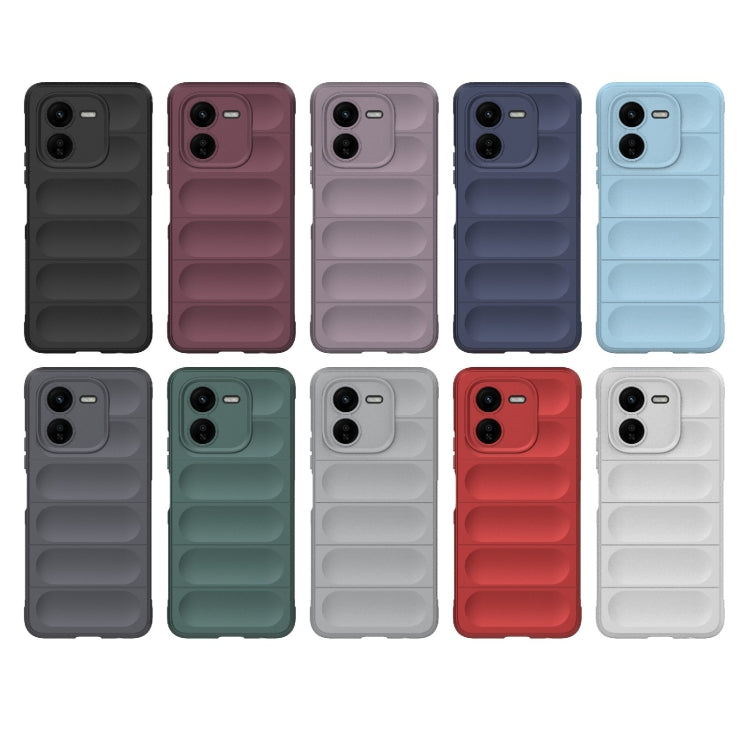 For vivo iQOO Z9X 5G Magic Shield TPU + Flannel Phone Case(Light Blue) - vivo Cases by buy2fix | Online Shopping UK | buy2fix