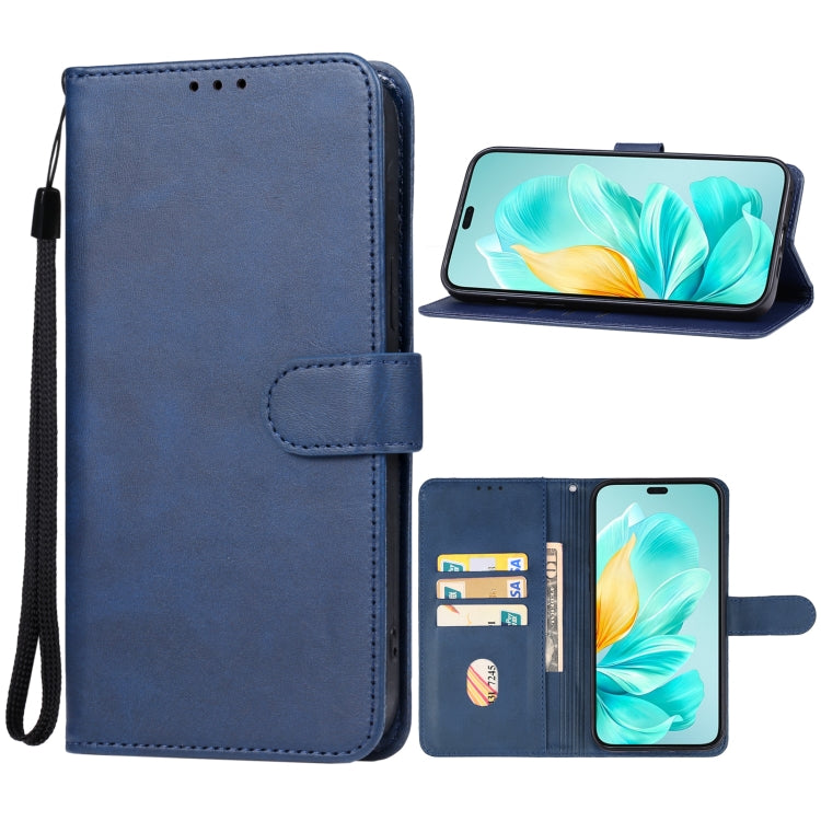 For Honor 200 Leather Phone Case(Blue) - Honor Cases by buy2fix | Online Shopping UK | buy2fix