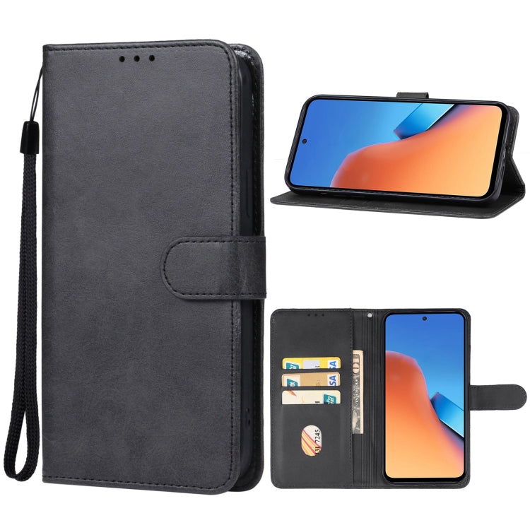 For Xiaomi Redmi 12 Leather Phone Case(Black) - Xiaomi Cases by buy2fix | Online Shopping UK | buy2fix