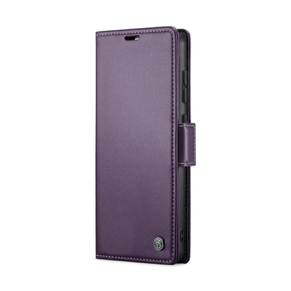 For Xiaomi Poco X6 Pro 5G/Redmi K70E 5G CaseMe 023 Butterfly Buckle Litchi Texture RFID Anti-theft Leather Phone Case(Pearly Purple) - K70E Cases by CaseMe | Online Shopping UK | buy2fix