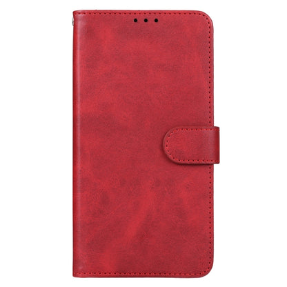 For Motorola Moto G14 Leather Phone Case(Red) - Motorola Cases by buy2fix | Online Shopping UK | buy2fix