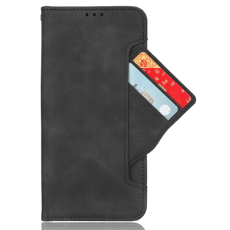 For Motorola Moto G 5G 2023 Skin Feel Calf Texture Card Slots Leather Phone Case(Black) - Motorola Cases by buy2fix | Online Shopping UK | buy2fix