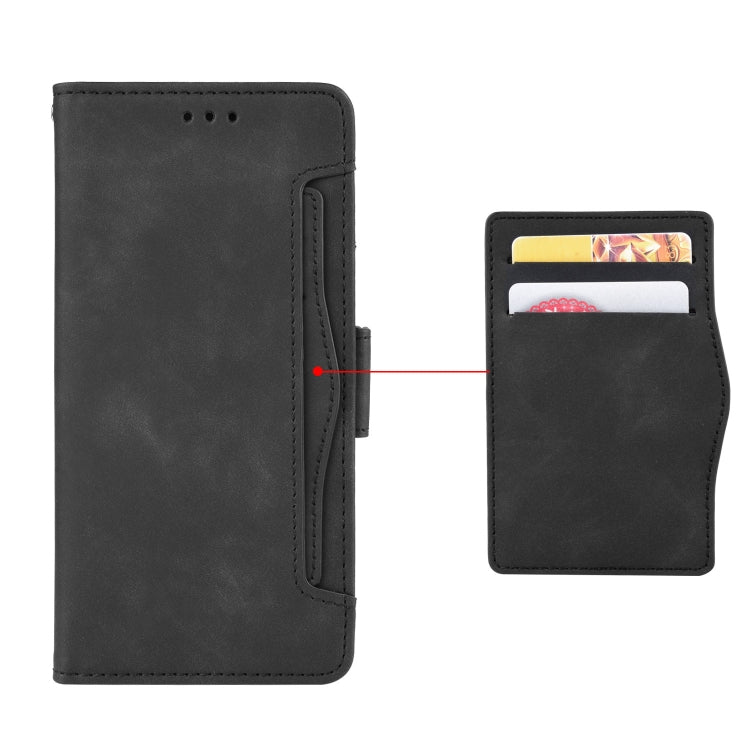 For Motorola Moto G Power 5G 2024 Skin Feel Calf Texture Card Slots Leather Phone Case(Black) - Motorola Cases by buy2fix | Online Shopping UK | buy2fix