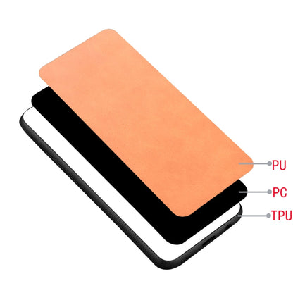 For Xiaomi 13T / Redmi K60 Ultra Sewing Cow Pattern Skin PC + PU + TPU Phone Case(Orange) - Redmi K60 Ultra Cases by buy2fix | Online Shopping UK | buy2fix