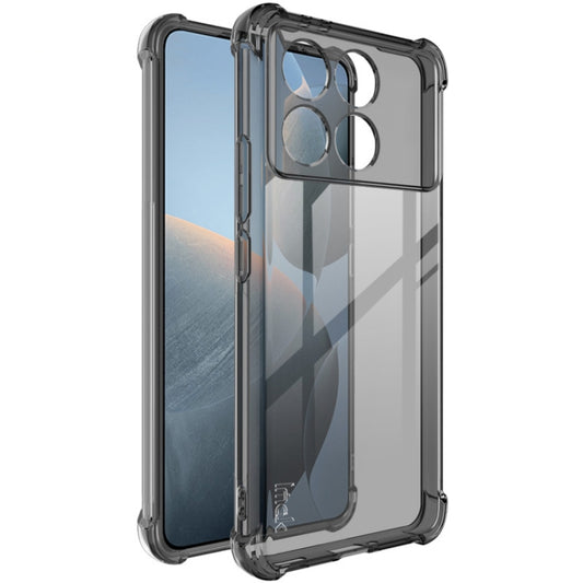 For Xiaomi Redmi K70 5G/K70 Pro 5G imak Shockproof Airbag TPU Phone Case(Transparent Black) - K70 Pro Cases by imak | Online Shopping UK | buy2fix