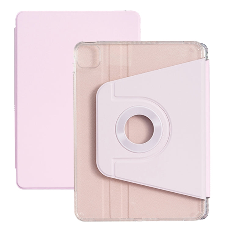 For iPad Air 13 2024 Magnetic Split Leather Smart Tablet Case(Pink) - iPad Air 13 2024 Cases by buy2fix | Online Shopping UK | buy2fix