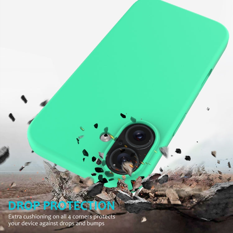 For iPhone 16 Plus Solid Color Silicone Phone Case(Green) - More iPhone Cases by buy2fix | Online Shopping UK | buy2fix