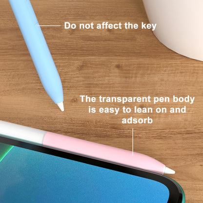 For Xiaomi Stylus Pen 2 Jelly Style Translucent Silicone Protective Pen Case(Pink) - Pencil Accessories by buy2fix | Online Shopping UK | buy2fix