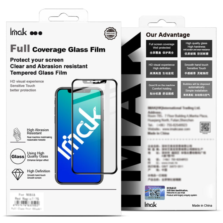 For ZTE nubia Z60 Ultra 5G/Red Magic 9 Pro 5G imak 9H Surface Hardness Full Screen Tempered Glass Film Pro+ Series - ZTE Tempered Glass by imak | Online Shopping UK | buy2fix