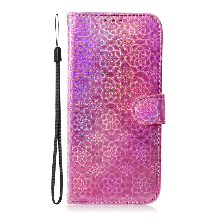 For iPhone SE 2024 Colorful Magnetic Buckle Leather Phone Case(Pink) - More iPhone Cases by buy2fix | Online Shopping UK | buy2fix