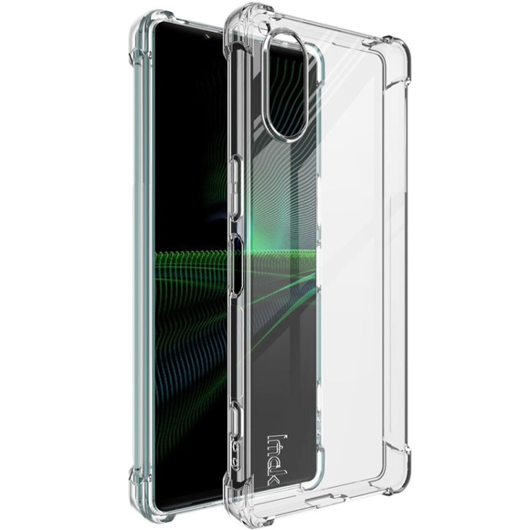 For Sony Xperia 5 V imak Shockproof Airbag TPU Phone Case(Transparent) - Sony Cases by imak | Online Shopping UK | buy2fix