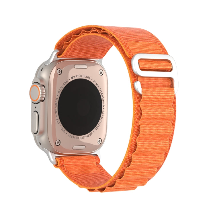 For Apple Watch 38mm DUX DUCIS GS Series Nylon Loop Watch Band(Orange) - Watch Bands by DUX DUCIS | Online Shopping UK | buy2fix