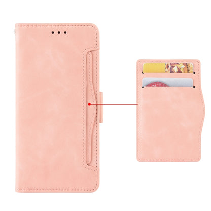 For Blackview A96 Skin Feel Calf Texture Card Slots Leather Phone Case(Pink) - More Brand by buy2fix | Online Shopping UK | buy2fix