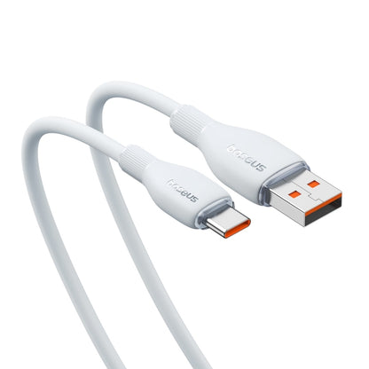 Baseus Pudding Series 100W USB to Type-C Fast Charging Data Cable, Length:1.2m(White) - USB-C & Type-C Cable by Baseus | Online Shopping UK | buy2fix