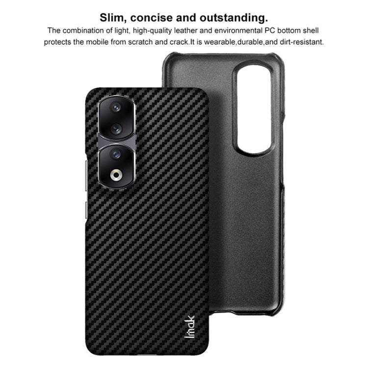 For Honor 90 Pro 5G imak Ruiyi Series PU + PC Phone Case(Cross Texture) - Honor Cases by imak | Online Shopping UK | buy2fix