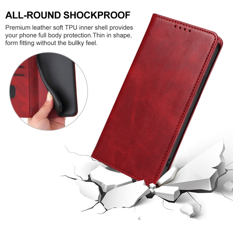 For Ulefone Note 16 Pro Magnetic Closure Leather Phone Case(Red) - Ulefone Cases by buy2fix | Online Shopping UK | buy2fix