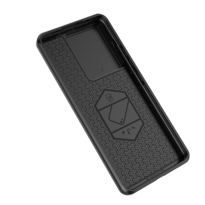 For Xiaomi Redmi Turbo 3 5G Sliding Camshield TPU + PC Shockproof Phone Case with Holder(Black) - Xiaomi Cases by buy2fix | Online Shopping UK | buy2fix