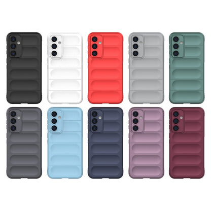For Samsung Galaxy S23 FE 5G Magic Shield TPU + Flannel Phone Case(Dark Grey) - Galaxy S23 FE 5G Cases by buy2fix | Online Shopping UK | buy2fix