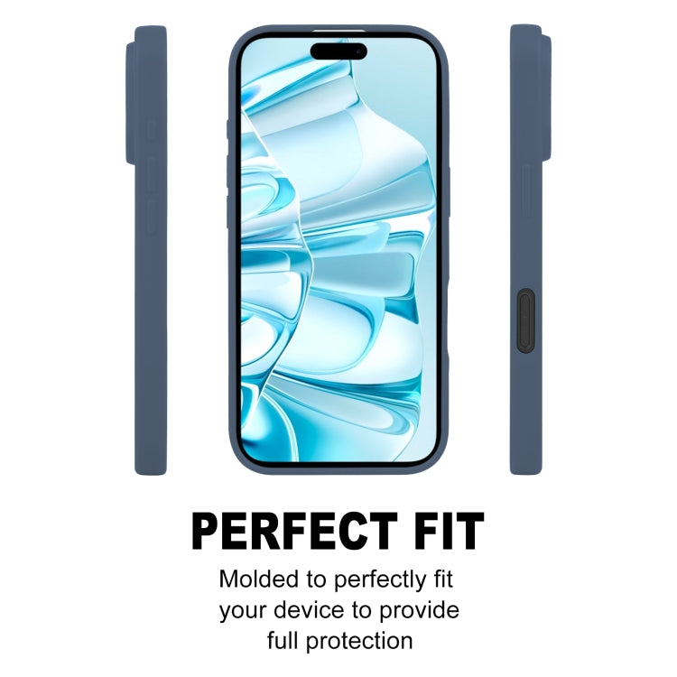 For iPhone 16 GOOSPERY SOFT FEELING Liquid TPU Soft Phone Case(Dark Blue) - iPhone 16 Cases by GOOSPERY | Online Shopping UK | buy2fix