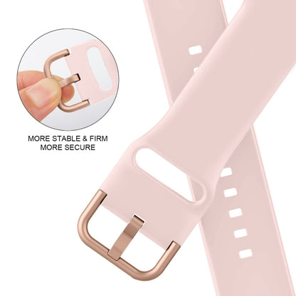 For Apple Watch Ultra 2 49mm Pin Buckle Silicone Watch Band(Pink Sand) - Watch Bands by buy2fix | Online Shopping UK | buy2fix