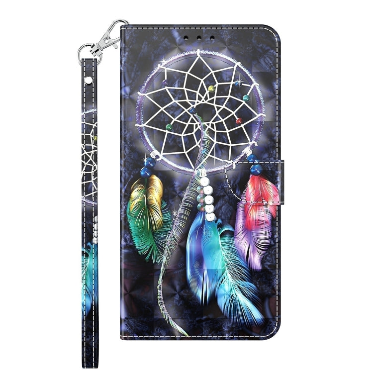 For Samsung Galaxy S24+ 5G 3D Painted Leather Phone Case(Colorful Dreamcatcher) - Galaxy S24+ 5G Cases by buy2fix | Online Shopping UK | buy2fix