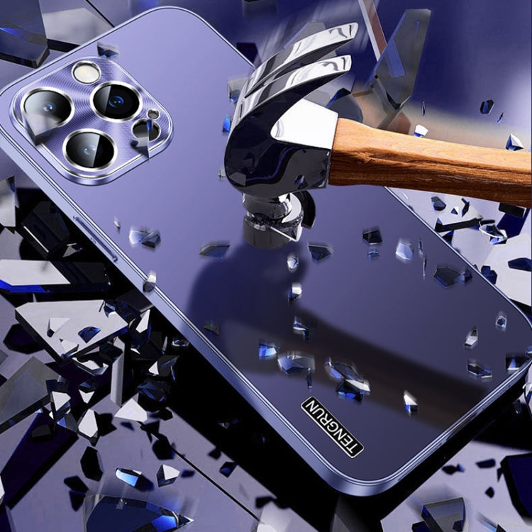 For iPhone 16 Pro Streamer Series Micro Frosted Metal Paint PC Phone Case(Dark Purple) - iPhone 16 Pro Cases by buy2fix | Online Shopping UK | buy2fix