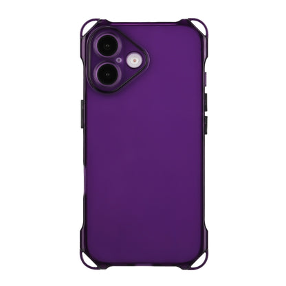 For iPhone 16 Plus Four-corner Shockproof TPU Phone Case(Purple) - iPhone 16 Plus Cases by buy2fix | Online Shopping UK | buy2fix