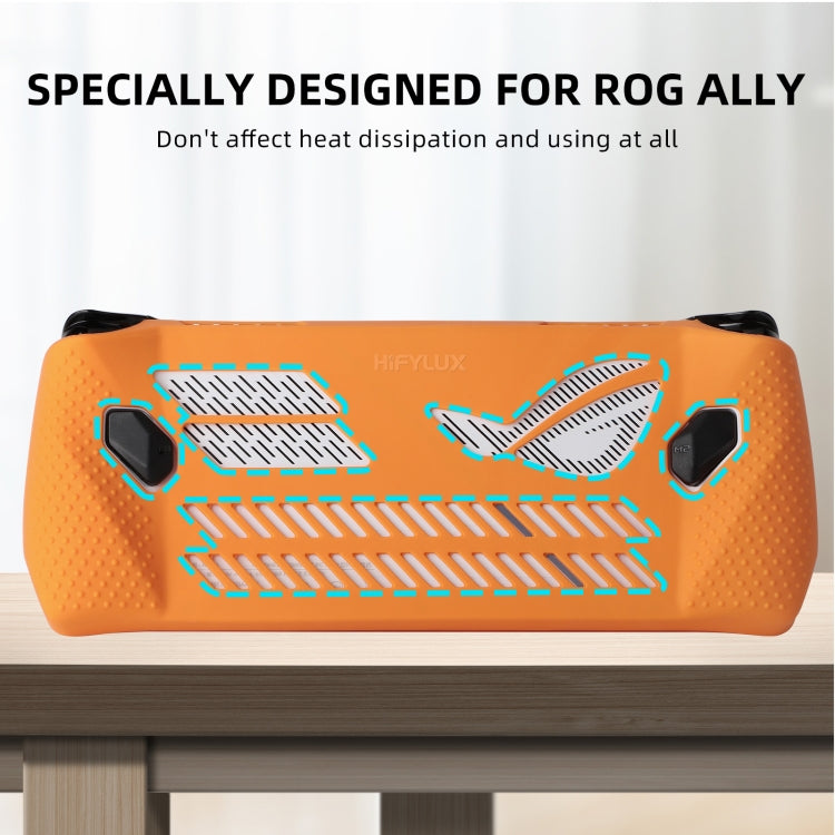 For ASUS ROG Ally Hifylux Gaming Console Silicone Case(Black) - Accessories by imak | Online Shopping UK | buy2fix